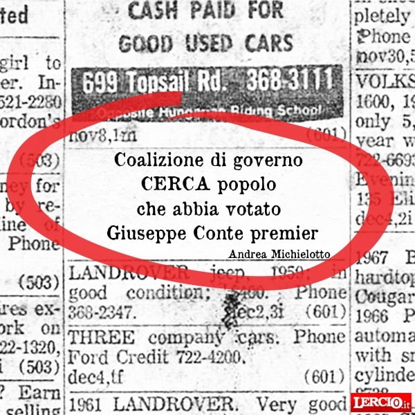 Annunci Lerci 4 Giugno 2018 - Lercio