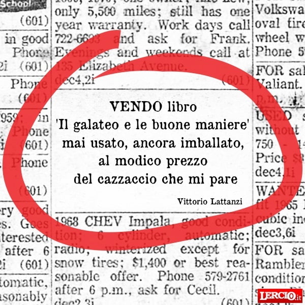 Annunci Lerci 18 Giugno 2018