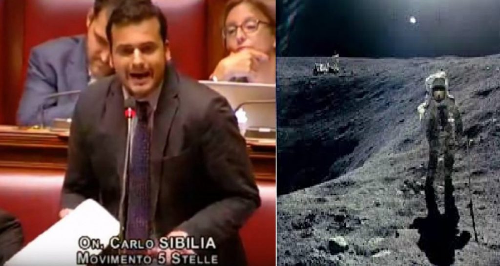 M5S promette: "Con noi al Governo, finalmente l'uomo andrà sulla Luna" - Lercio