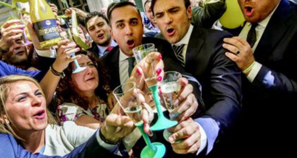 Manovra, troppo champagne per i festeggiamenti: il governo aumenta il deficit a 2,6 - Lercio