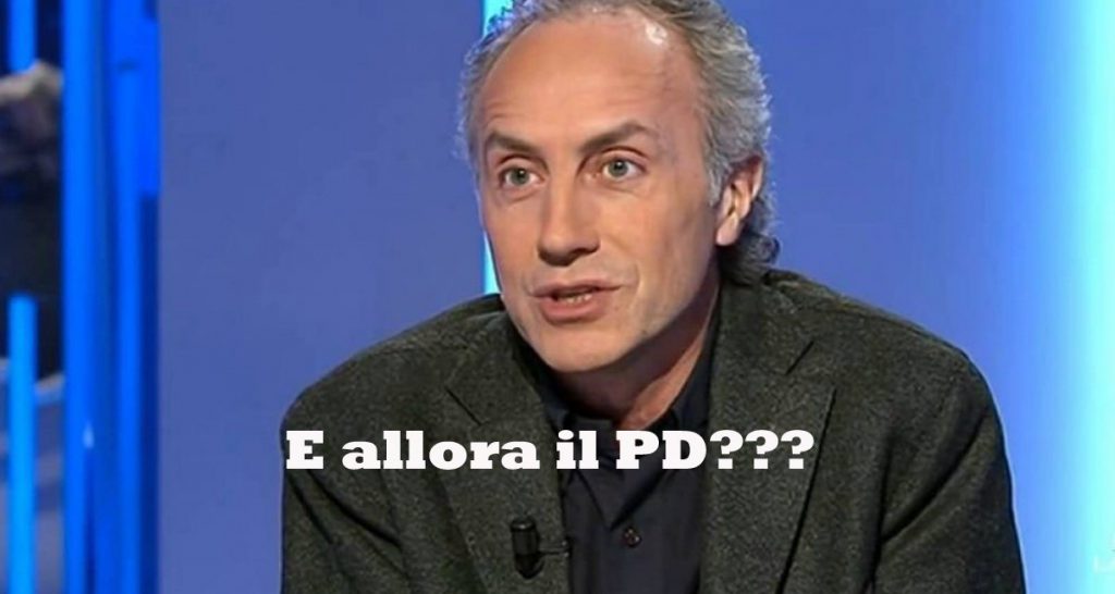 Marco Travaglio trova un problema nel mondo di cui non è responsabile il PD - Lercio