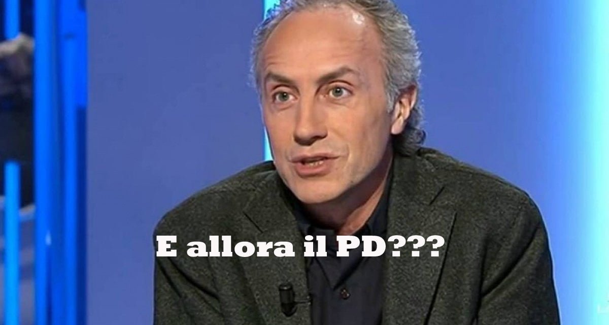 Marco Travaglio trova un problema nel mondo di cui non è responsabile il PD - Lercio