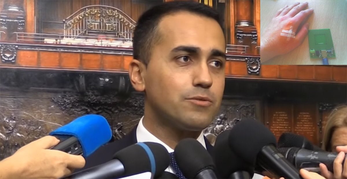 Di Maio: "Reddito di cittadinanza in un microchip sottopelle" - Lercio