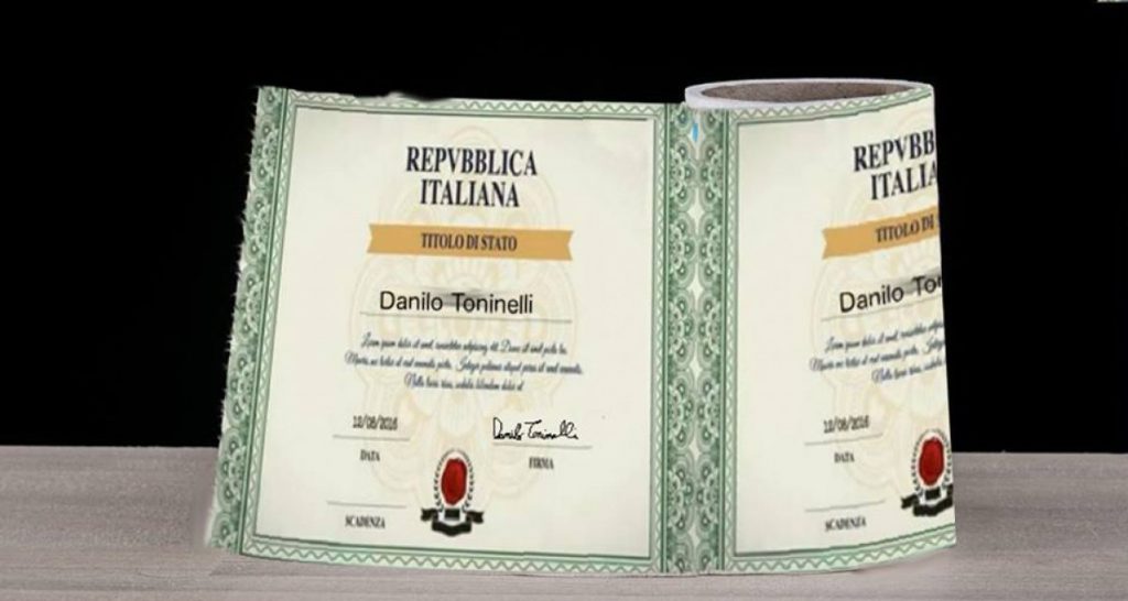 Il Tesoro annuncia: “I Btp saranno emessi in morbidi rotoli doppio velo” - Lercio