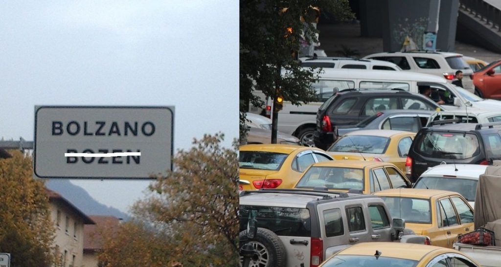 Tolta la segnaletica in tedesco, Bolzano va in tilt con il traffico - Lercio