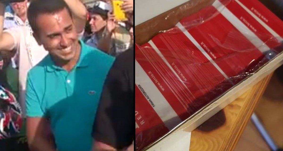 Di Maio: "Fondi per reddito di cittadinanza finiti stampando tessere per reddito di cittadinanza" - Lercio