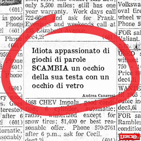 Annunci Lerci 14 Gennaio 2019