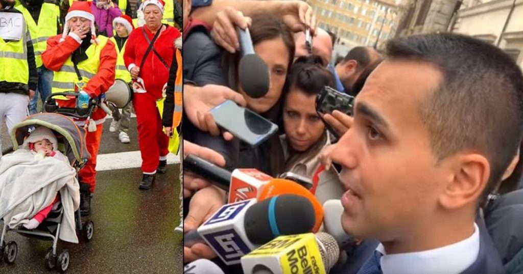 Di Maio precisa: “Pieno sostegno ai gilet gialli, ma solo a donne e bambini” - Lercio