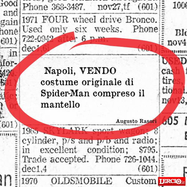 Annunci Lerci 11 Marzo 2019