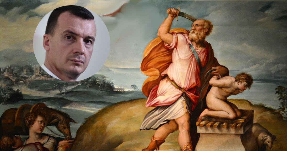 Casalino chiede ad un grillino di sacrificare il figlio solo per testarne la devozione - Lercio