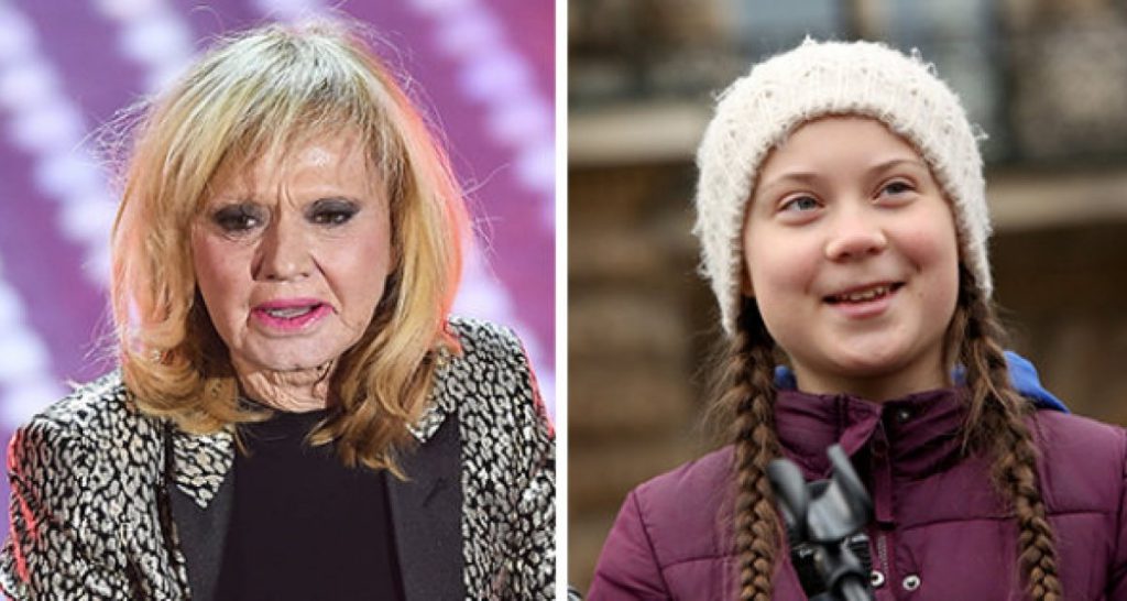 Rita Pavone lascia il suv acceso sul marciapiedi per fare dispetto a Greta Thunberg - Lercio
