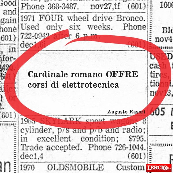 Annunci Lerci 20 Maggio 2019