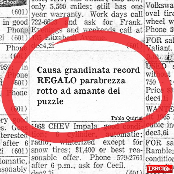 Annunci Lerci 24 Giugno 2019