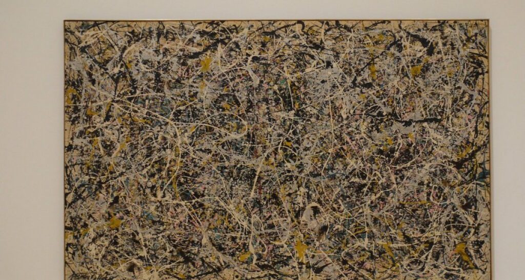 Arte, vandalo imbratta tela di Pollock ma nessuno se ne accorge - Lercio
