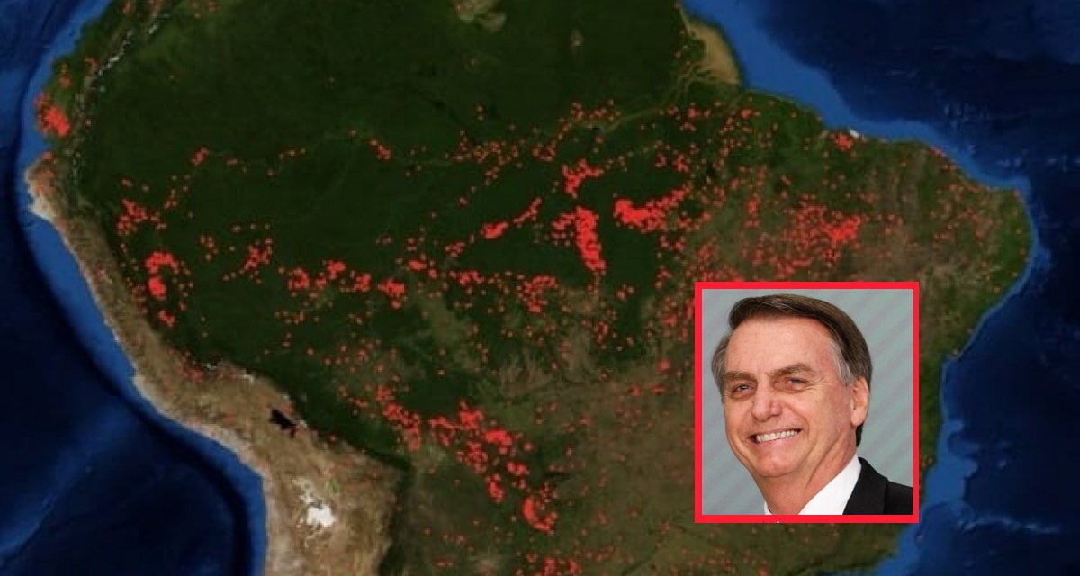 Bolsonaro rassicura: "Incendi in Amazzonia si spegneranno grazie allo scioglimento dei ghiacciai" - Lercio