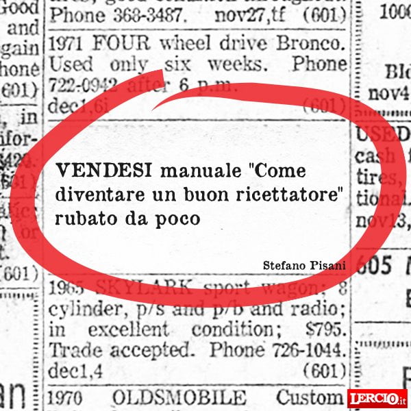 Annunci Lerci 30 settembre 2019