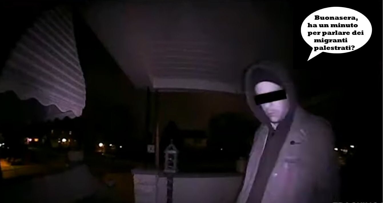 Esponente di Forza Nuova costretto a condividere bufale porta a porta - Lercio