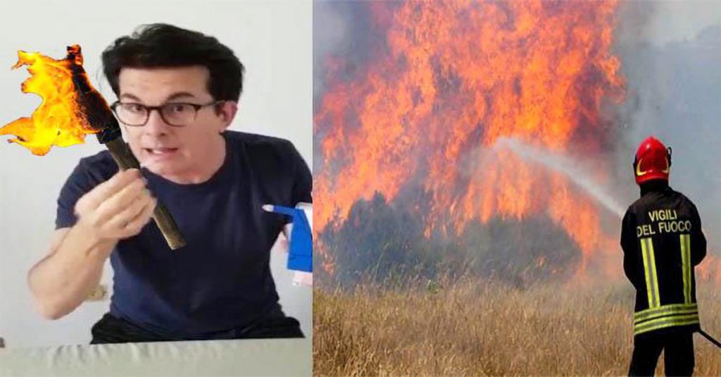 Muciaccia spiega la situazione in Amazzonia incendiando il Molise - Lercio