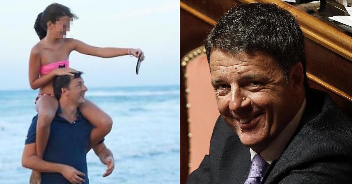 Renzi fa preparare la famiglia per andare in montagna e poi li porta in vacanza all'Isola d'Elba - Lercio