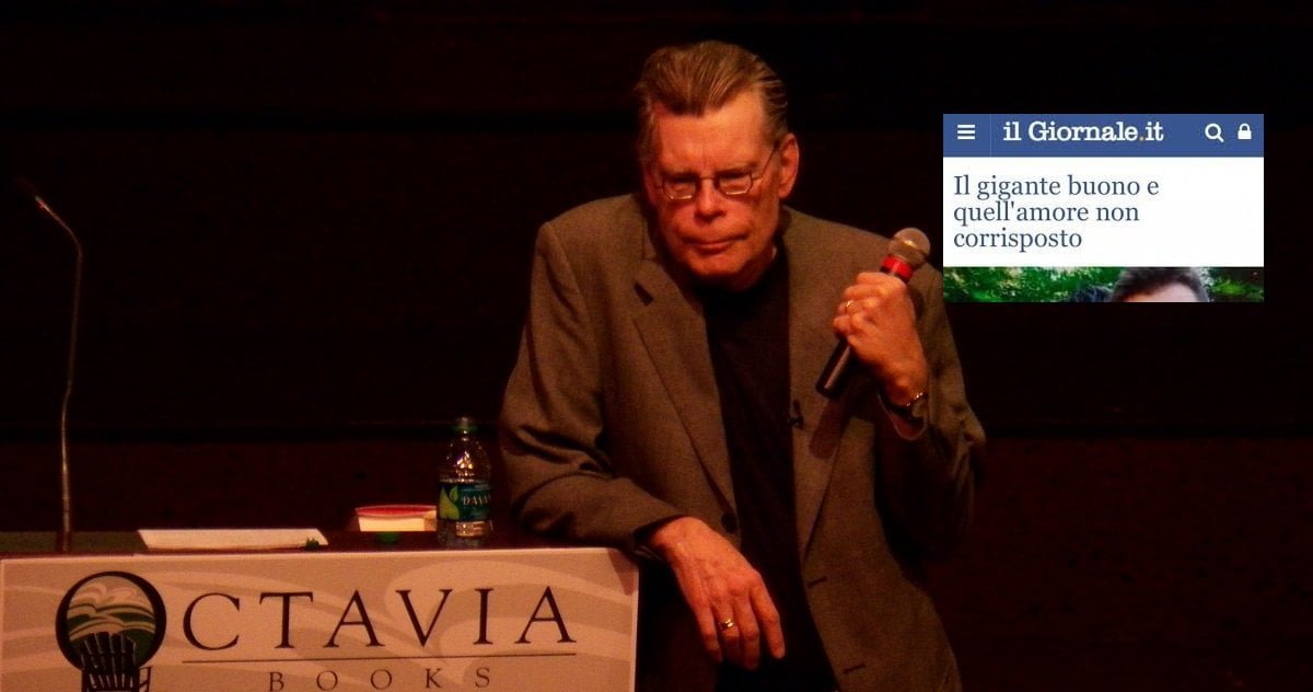 Stephen King annuncia che scriverà un nuovo horror ispirato a un titolo qualsiasi de Il Giornale - Lercio