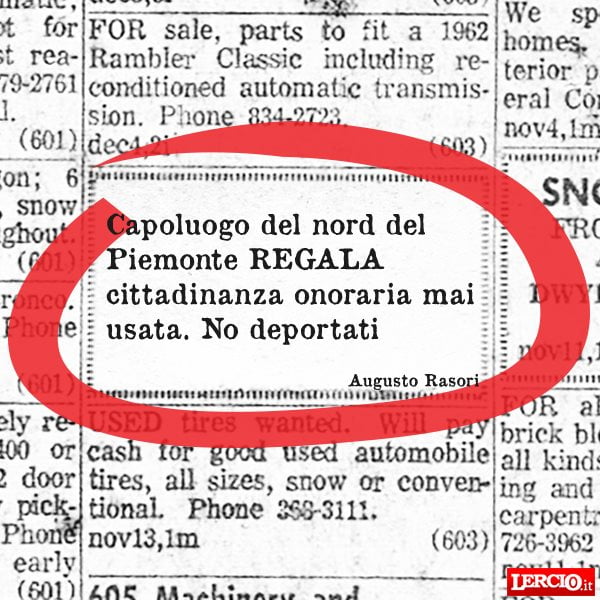 Annunci Lerci 25 Novembre 2019 - Lercio