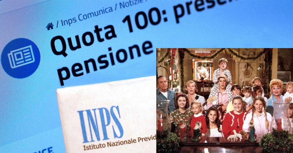 Accorpate Quota 100 e Bonus famiglia: pensione solo per chi avrà 100 figli - Lercio