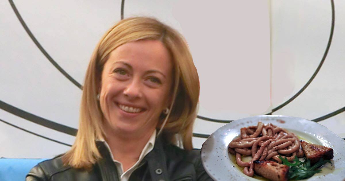 Giorgia Meloni presenta "Magno pajata perché er mare è blu", la sua prima raccolta di accostamenti a cazzo - Lercio