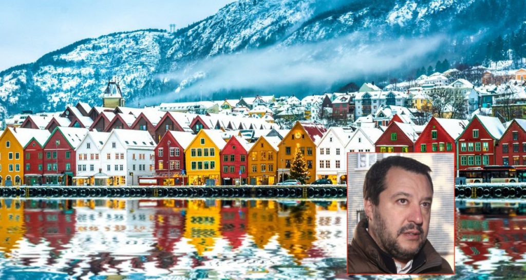 Salvini si reca in Norvegia per risolvere l'emergenza degli ospedali chiusi per 6 mesi l'anno - Lercio