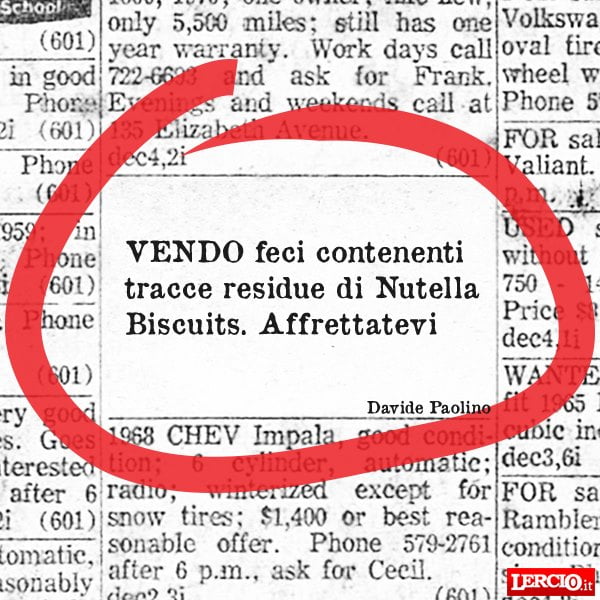 Annunci Lerci 02 Dicembre 2019