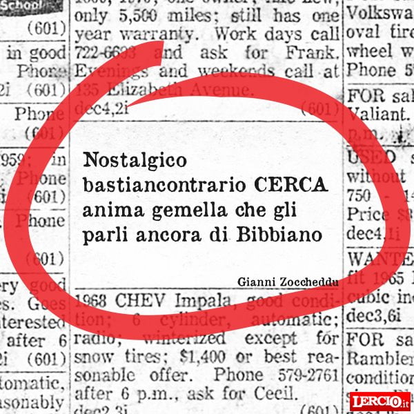 Annunci Lerci 9 Dicembre 2019