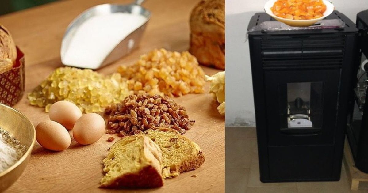 Green economy. Presentata stufa che funziona coi canditi scartati dai panettoni - Lercio