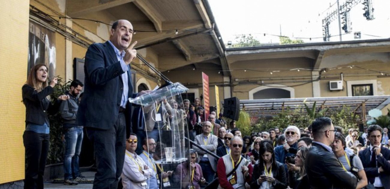 Anche Zingaretti lancia la propria linea di candele all'aroma di sfiga - Lercio