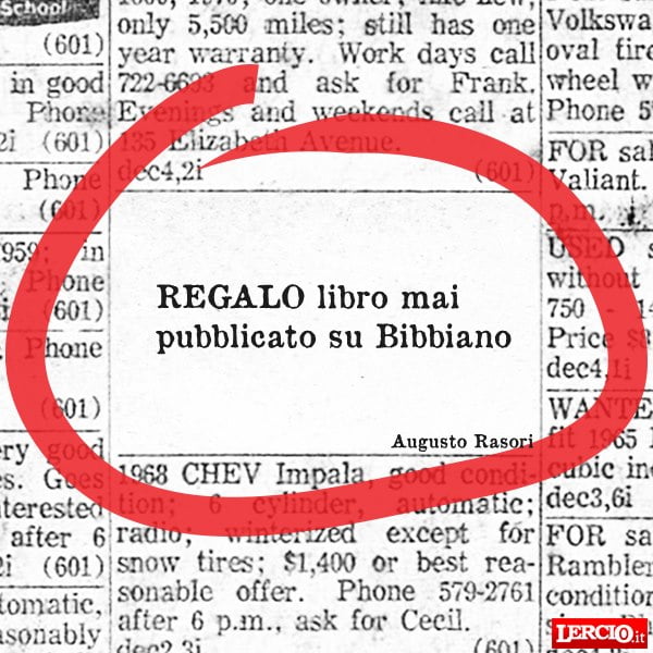 Annunci Lerci 10 Febbraio 2020 - Lercio