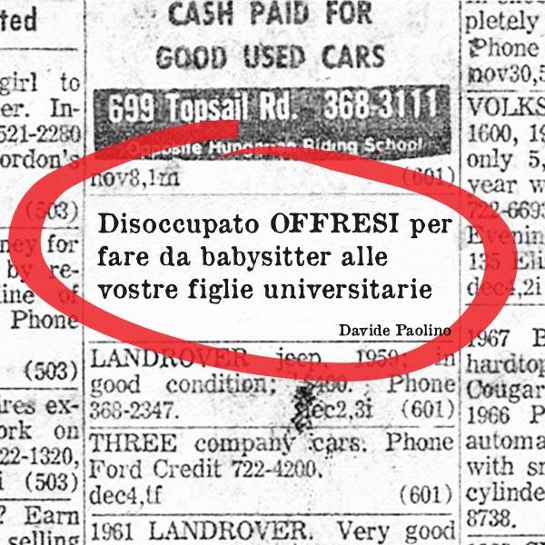 Annunci Lerci 16 Marzo 2020 - Lercio