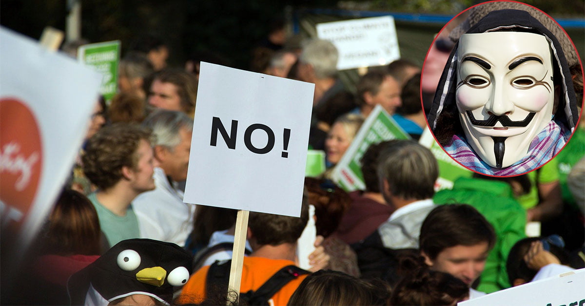 no green pass manifestazione