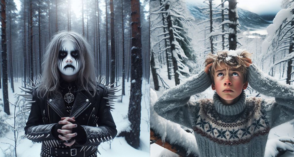 Norvegese si addentra in un bosco senza vestiti metal e si perde