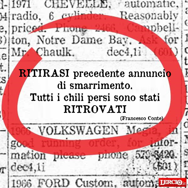 Annunci Lerci 22 gennaio 2024