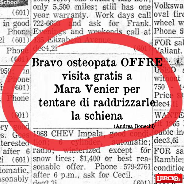 Annunci Lerci 23 febbraio 2024