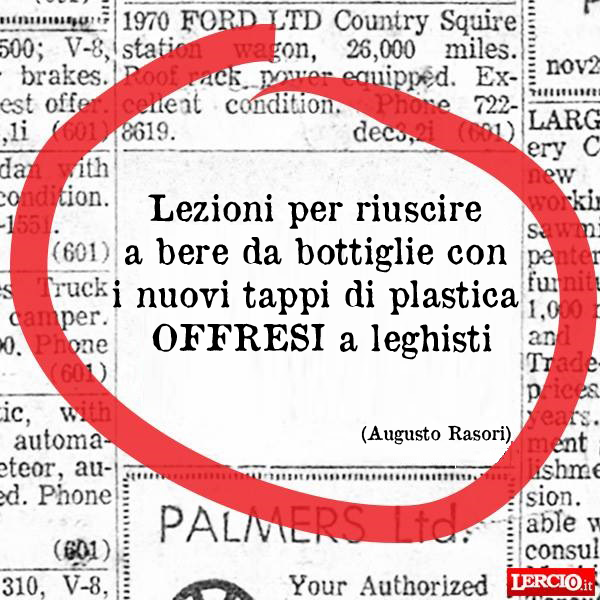 Annunci Lerci 5 Giugno 2024