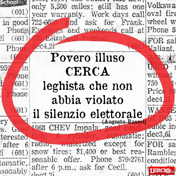 Annunci Lerci 11 Giugno 2024