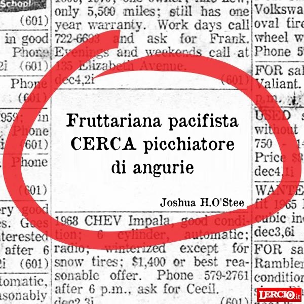 Annunci Lerci 12 Settembre 2024