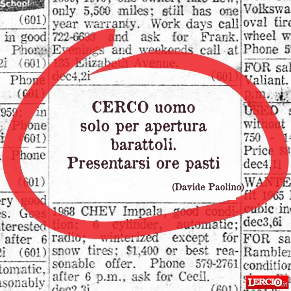 Annunci Lerci 3 Dicembre 2024