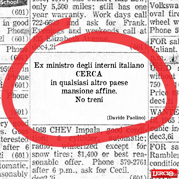 Annunci Lerci 15 Gennaio 2025