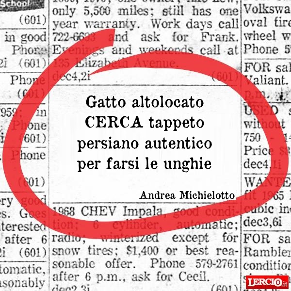 Annunci Lerci 9 Maggio 2025