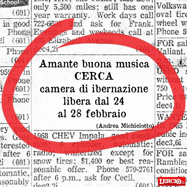 Annunci Lerci 24 febbraio 2026