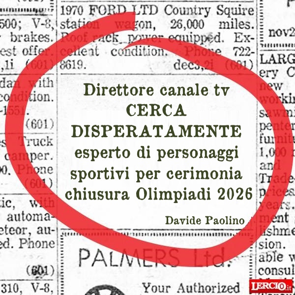 Annunci Lerci 20 febbraio 2026