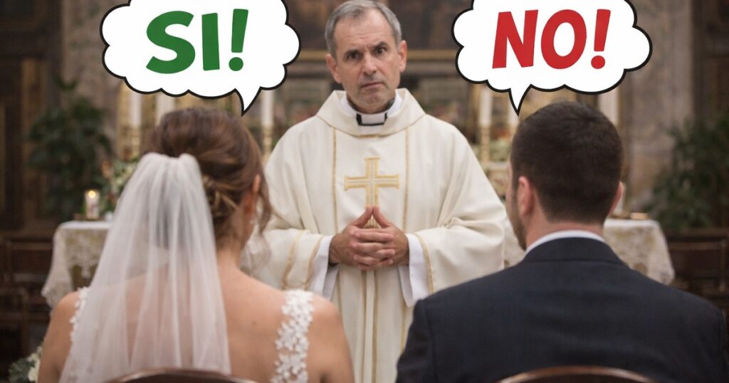 Nozze nel weekend referendario: per la par condicio, uno dei due dovrà dire NO