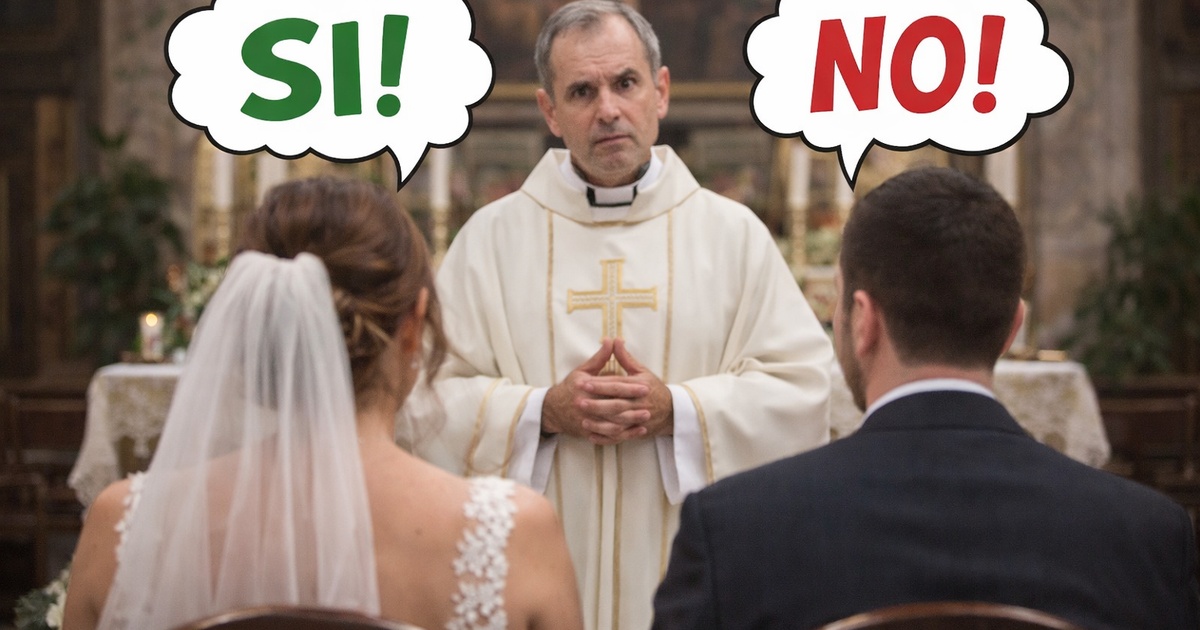 Nozze nel weekend referendario: per la par condicio, uno dei due dovrà dire NO