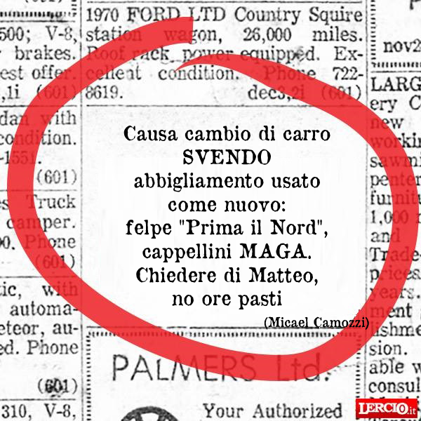 Annunci Lerci 21 aprile 2026