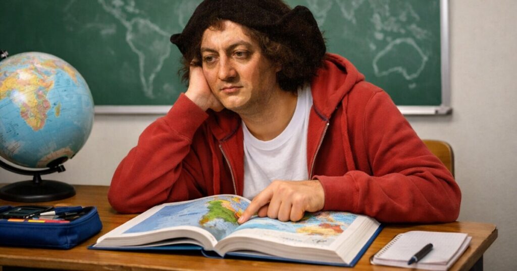 Geografia. Studente genovese cerca l'India sul libro, ma sbaglia pagina e impara l'America